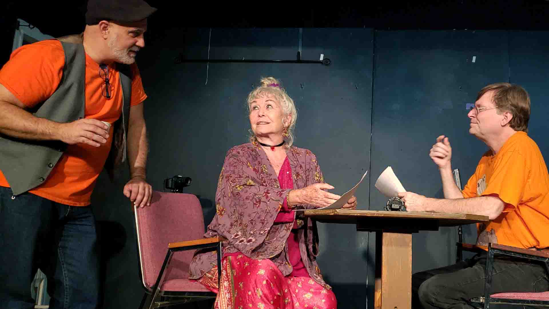 Director, Ed Casas, and Actors Maja Nile and Andrew Brown